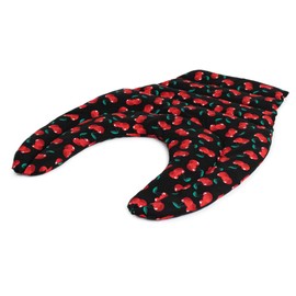 Neck Pillow with Back Part Cherry Black Linseed Cushion Neck Cushion Back Heat Cushion