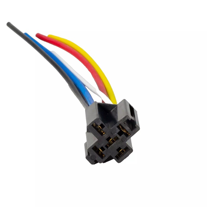 VLYNX QTY1 RELAY + 1SOCKET 12V DC 30/40A 5PIN WATERPROOF