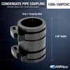 Fernco 1-inch Flexible PVC Condensate Pipe Coupling for Plastic Plumbing
