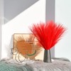 ONLY ART Red Silk Pampas Grass 20 Stems, 17.7" Faux