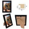 CABBEL Picture Frame 10 x 15 cm, Black, Sturdy MDF