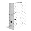 HERMA Lever Arch File Stars with White with Grey Stars
