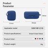 QWYJ Funda para Sony WFC510 Case Carcasa Protectora de Silicona,