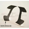 Decal Concepts Flat Black Steering Wheel Spoke Overlay Decal Matte-Fits