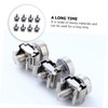 Healeved 50sets Cabinet Mounting Screw Set Square Hole Screws for