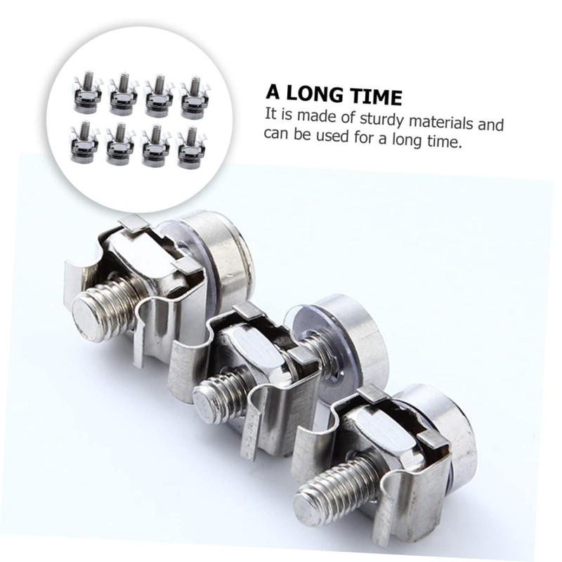 Healeved 50sets Cabinet Mounting Screw Set Square Hole Screws for