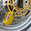 FD-MOTO Alarm Disc Lock & Reminder Cable Yellow