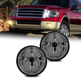 Shocklight Fog Lights Compatible with 2007 2008 2009 2010 2011 2012 2013 2014 Ford Expedition and 2008 2009 2010 2011 Ford Ranger,Smoke Lens