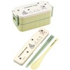 Skater (Skater) 2-Tier Lunch Box 600ml for Women, Antibacterial, Lunch
