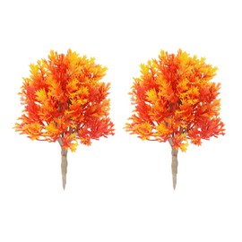 2 Pcs Miniature Maple Tree Model Decoration for Micro Landscaping and Fairy Gardens