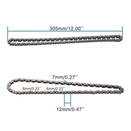 GOOFIT 98 Links Timing Chain Replacement For Helix CN250 Elite CH250 Baja Hammerhead Roketa 250 Water cooled 250cc ATV Go Kart Scooter