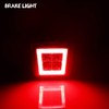 GTINTHEBOX Red Lens Led Rear Fog Brake Light Kit for