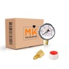 MK MEASURING – Glycerine-Filled Pressure Gauge 0–100 Bar, 1/4" NPT
