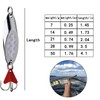 8pcs/lot Metal Fishing Lures Spoon Spinner Baits Fishing Spinnerbait Salmon