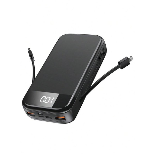 Portable Charger 32000mAh, 22.5W QC 3.0 PD 20W Smart LED