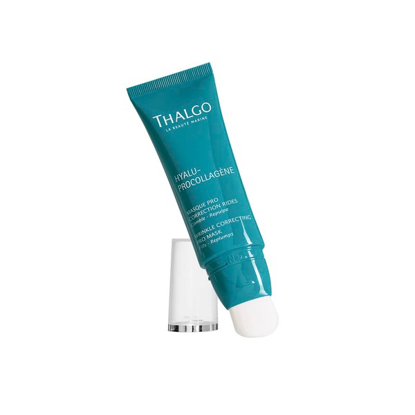THALGO Marine Skincare, Wrinkle Correcting Pro Mask, Hyaluronic Acids and Marine Pro-Collagen Face Mask, 50ml, 1.69 fl. oz.
