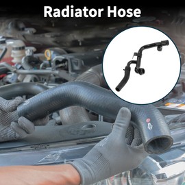 A ABSOPRO Radiator Hose Heater Hose No.06J121065H for Volkswagen Eos 2009-2016 2.0T Black Iron 1 Pc Coolant Pipe Good Sealing