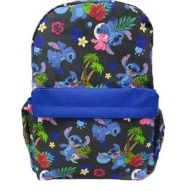 LILO & STITCH - STITCH LARGE 16" ALL OVER PRINT BACKPACK - 16554