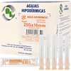Caja 100 Agujas Hipodérmica Desechable 25G x 16 mm