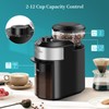 Wancle 28-Setting Burr Coffee Grinder, Precise Grinding with 2-12 Cup