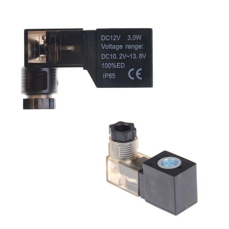 Electrical Pneumatic 4V110 Solenoid Valve Coil DC 12V with Lamp