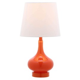 Safavieh Kids Lighting Collection Amy Orange Gourd 18-inch Bedroom Living Room Home Office Desk Nightstand Table Lamp (LED Bulb Included)