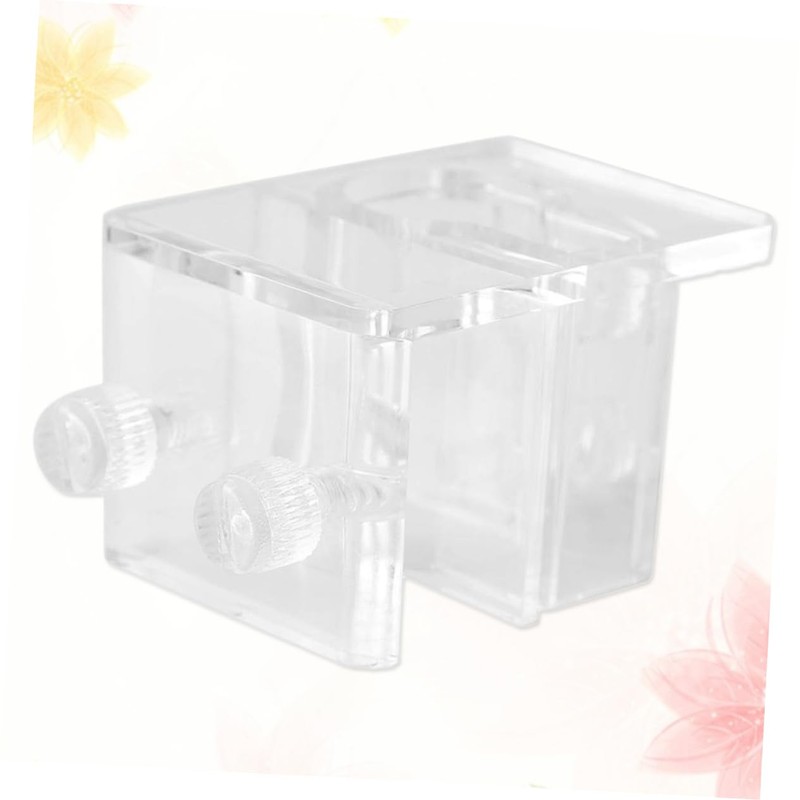 Ipetboom 3pcs Aquarium Fixed Clip Acrylic Aquarium Hose Holder Fish