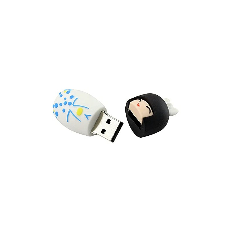 16GB Kimono japonés Forma de la Muchacha Unidades Flash USB