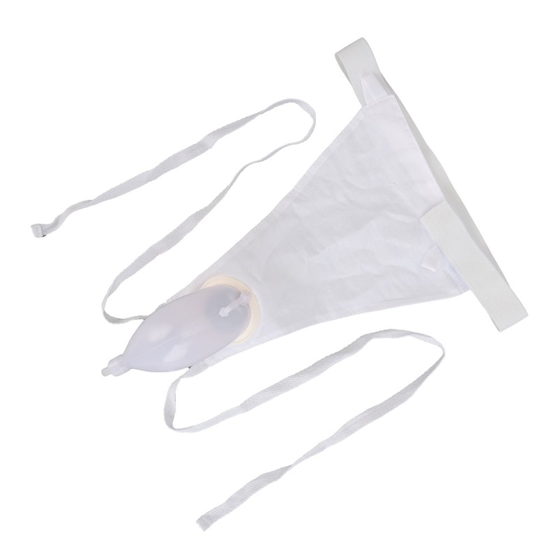 Men Urine Collector Bag Reusable Urinal Pee Holder 1000mL Wearable