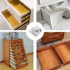 Pack of 120 Drawer Base Reinforcement, Cupboard Back Wall Mounting,