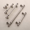 Coinkoly 10 Pack Brushed Satin Nickel Cabinet Handles - Single