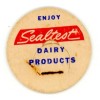 Milk Bottle Cap - Enjoy Sealtest Dairy Products - generic cap - 1 7/16" diameter