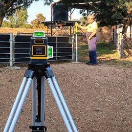 CIGMAN Laser Marker, Dedicated Light Receiver, Green Laser Compatible Laser Receiver, 166.3 ft (50 m) Working Distance, Bubble Tube, Buzzer Sound, Holder Included, Japanese Instruction Manual Included