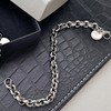 ULLMYYL Unisex Stainless Titanium Steel Chain Bracelet for Men Women