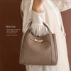 VITAFELICE inb-10031p Women's 3 Space 2-Way Handbag, brown (mocha)