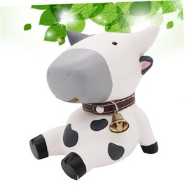 VICASKY Large Capacity Cow Piggy Bank Coin Bank Saving Jar Decorative Money Pot