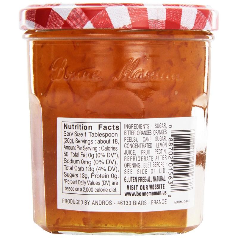 Bonne Maman Orange Marmalade, 13 Oz