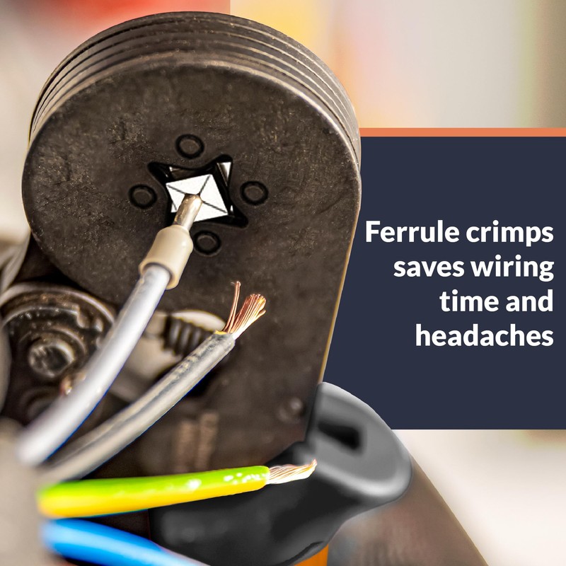 Newhouse Electric FCK225A Ferrule Crimping Tool Kit with Secure Wire