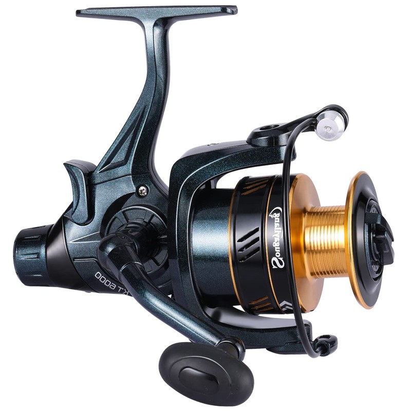 Sougayilang Carp Fishing Reel 13+1 Stainless Steel BB Bait Feeder
