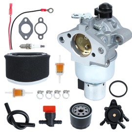 Carburetor for Kohler CV13 CV14 CV15 CV15S CV16 CV16S CV493 13-16 HP Engines with Air Filter Tune Up Kit, Replaces 12-853-56-S,12-853-81-S,12-853-93-S,12-853-178-S,42-853-03-S