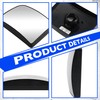 Heated Lower Convex Mirror Glass Compatible with 2008-2017 Freightliner Cascadia