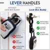 Lock Box Buddy - Secure Lock Box Attachment for Lever