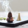Brass Incense Cone Mold Kit - 5Pcs Golden Cone Incense