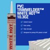 PVC TrimWelder White Hot 10.3 oz Cartridge, Bright White with