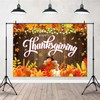 Joliaco Happy Thanksgiving Backdrop Rustic Wood Turkey Photography Background Autumn
