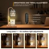 TOACSUCP Candle Warmer Lamp with 3 Bulbs, Adjustable Height Dimmable