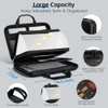 Fireproof Document Organizer Box with Lock & File Folder, Portable