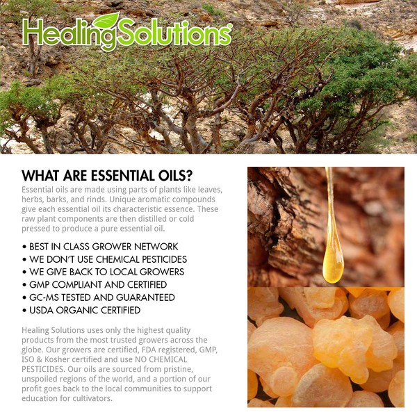Healing Solutions 120ml Oils - Frankincense Essential Oil - 4 Fluid Ounces