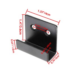 Rannb Wall Mounted Hook Fastener Tile Bracket for Ceramic Tile Display Large - 6pcs