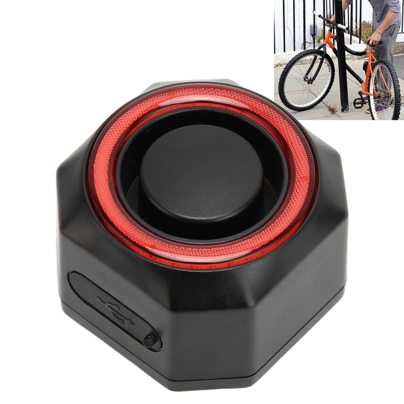 Alert Bike Taillight Prevent Theft Auto On Off IPX5 Waterproof